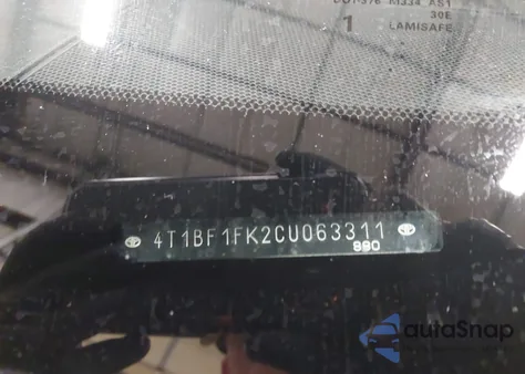 2012 Toyota Camry Se/Le/Xle from USA, damaged, VIN 4T1BF1FK2CU063311